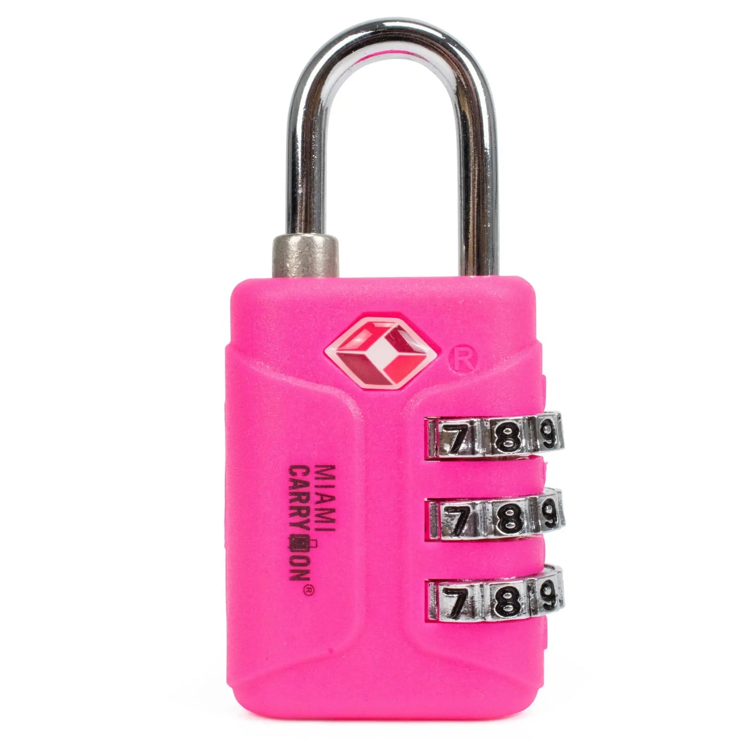 TSA Approved Combination Padlock | 7 Colors | Miami Carry On - Niksstuff