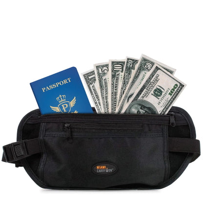 Hidden Money & Passport Belt | Anti-Theft Travel Belt | Miami Carry On - Niksstuff