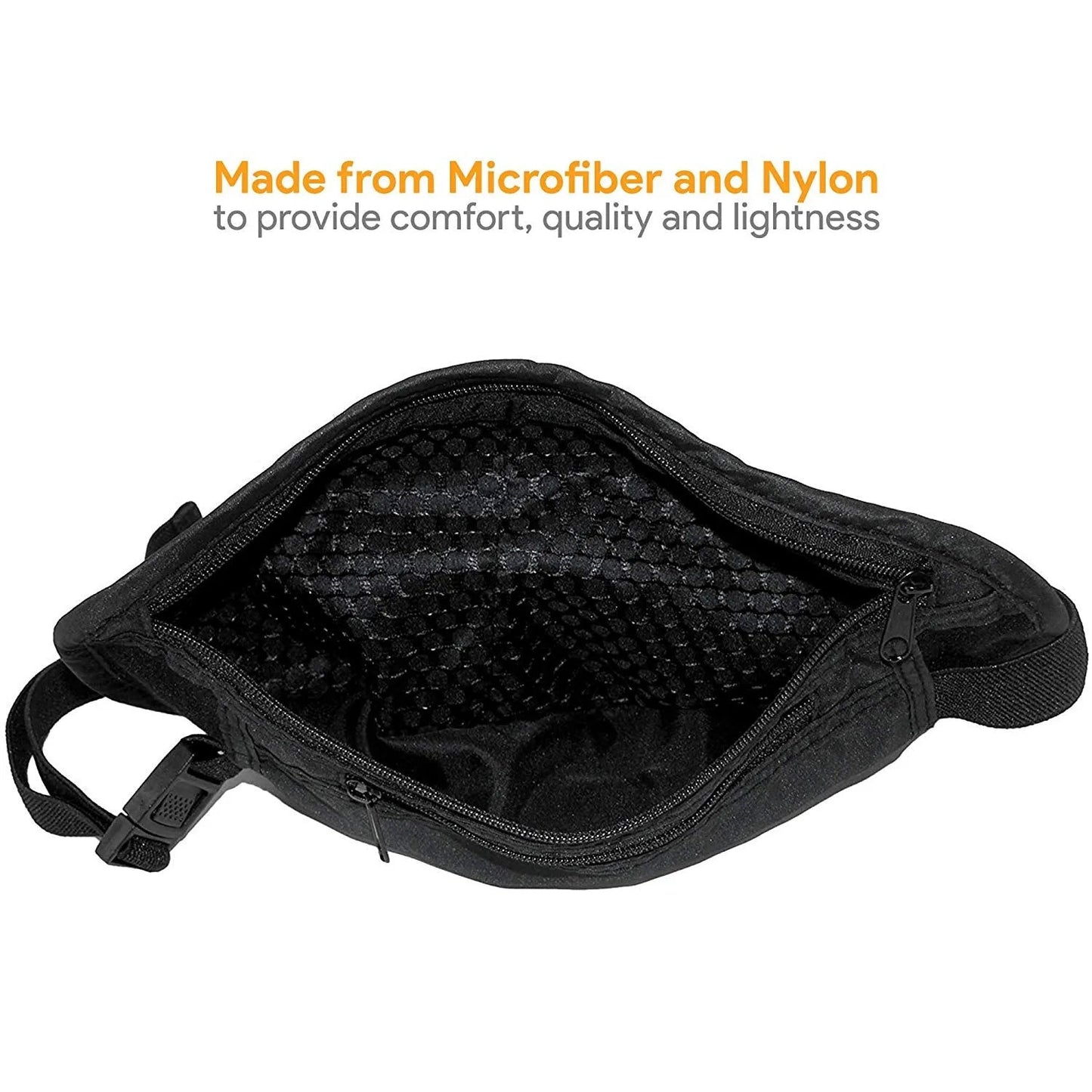 Hidden Money & Passport Belt | Anti-Theft Travel Belt | Miami Carry On - Niksstuff
