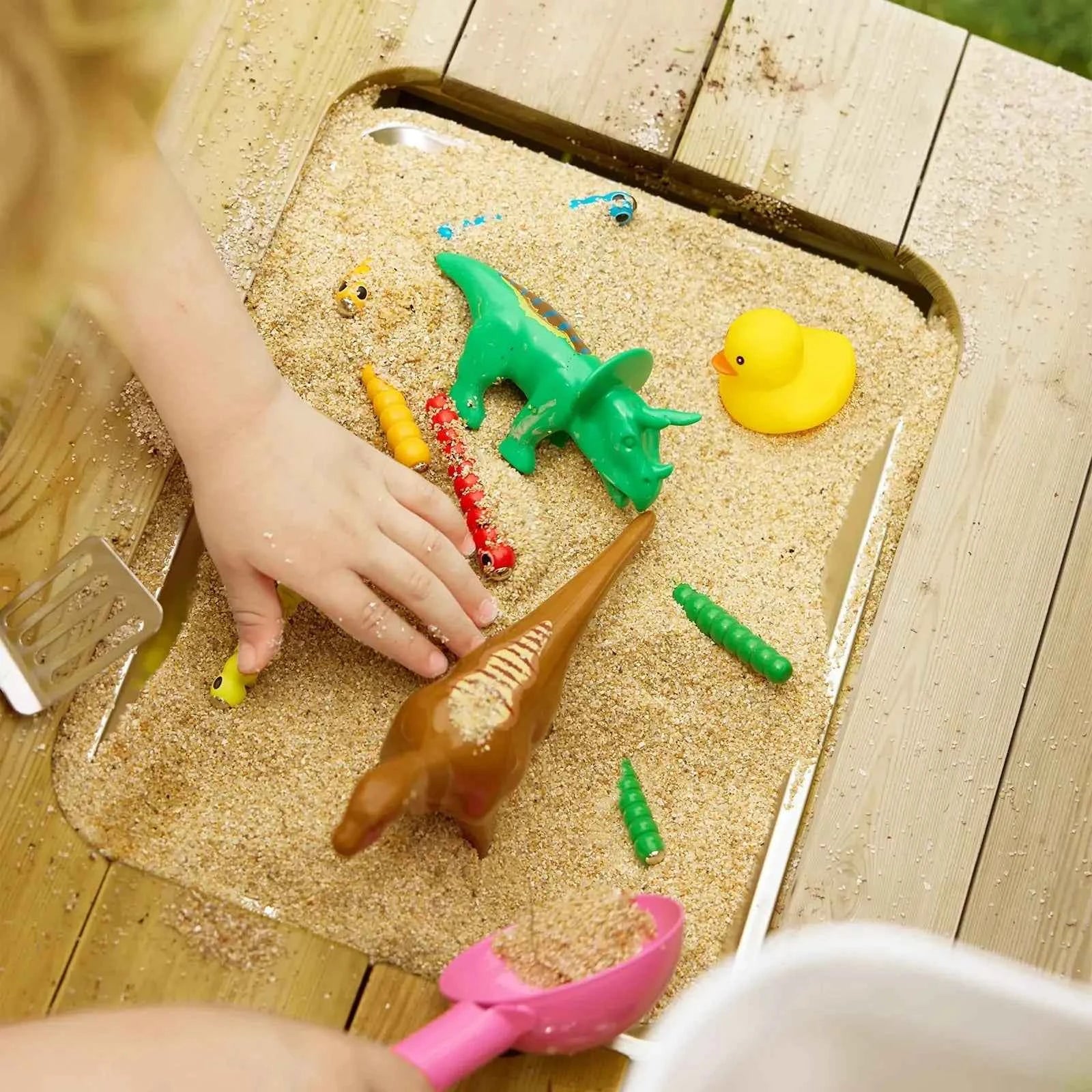 Tiny Land® Mud Kitchen - DuoPlay Outdoor Play Kitchen for Kids