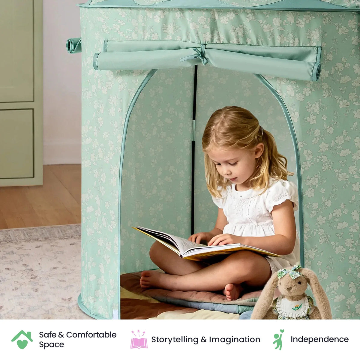 Tiny Land Kids Tent - Indoor/Outdoor Toddler Play Tent