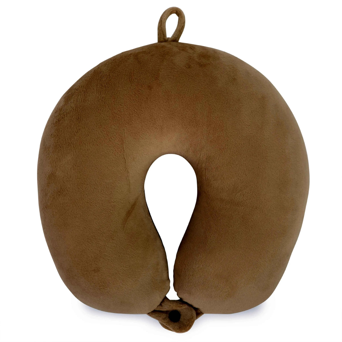 Miami Carry On Plush Microbeads Travel Neck Pillow