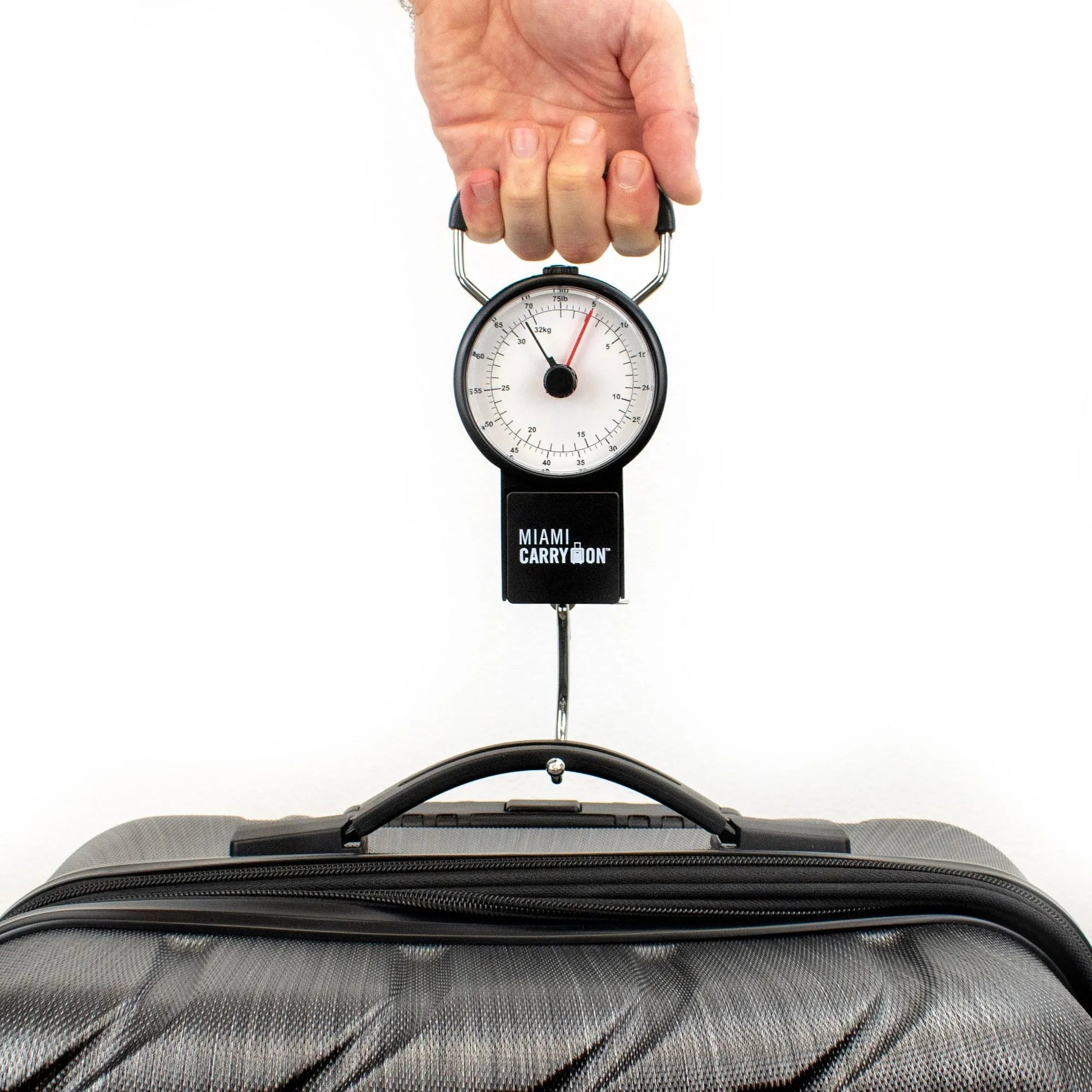 Retro Mechanical Luggage Scale | 75 lb Capacity | No Batteries | Miami Carry On - Niksstuff
