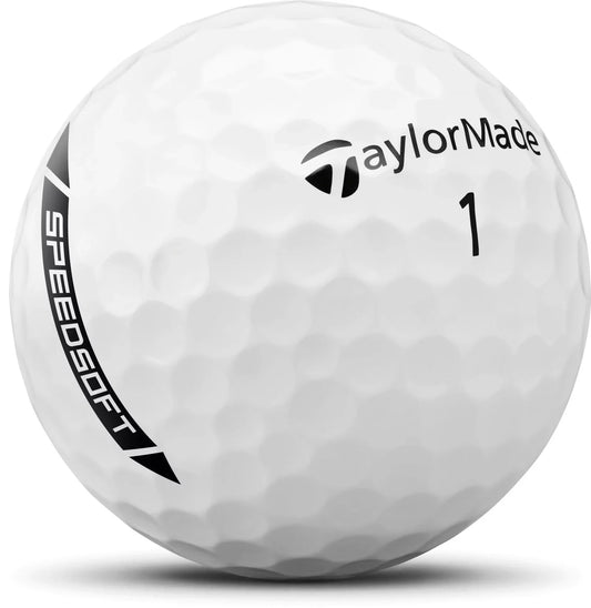 TaylorMade SpeedSoft Golf Balls | Low Compression | Soft Feel | 6 Colors - Niksstuff