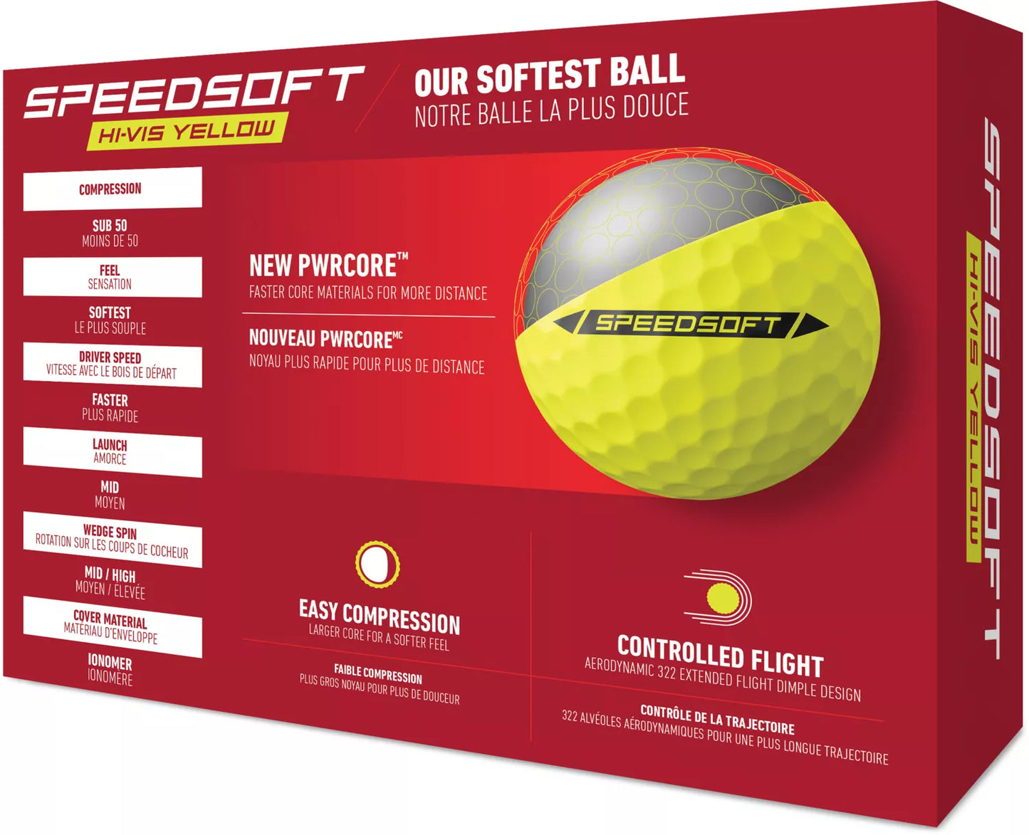 TaylorMade SpeedSoft Golf Balls | Low Compression | Soft Feel | 6 Colors - Niksstuff