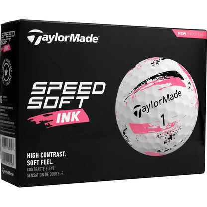 TaylorMade SpeedSoft Golf Balls | Low Compression | Soft Feel | 6 Colors - Niksstuff