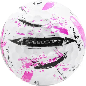 TaylorMade SpeedSoft Golf Balls | Low Compression | Soft Feel | 6 Colors - Niksstuff