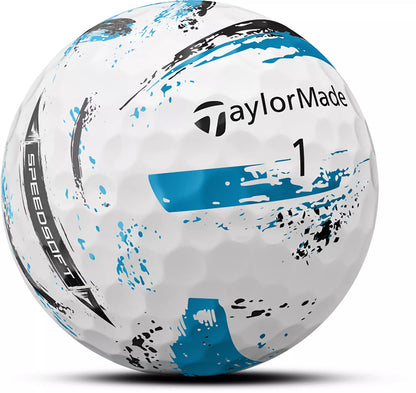 TaylorMade SpeedSoft Golf Balls | Low Compression | Soft Feel | 6 Colors - Niksstuff