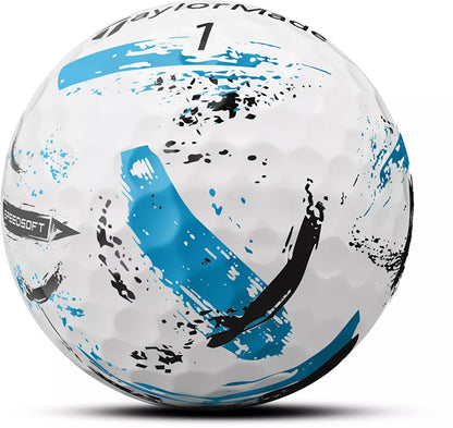 TaylorMade SpeedSoft Golf Balls | Low Compression | Soft Feel | 6 Colors - Niksstuff