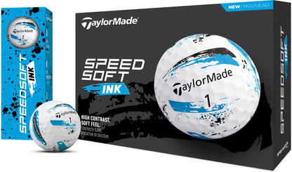 TaylorMade SpeedSoft Golf Balls | Low Compression | Soft Feel | 6 Colors - Niksstuff