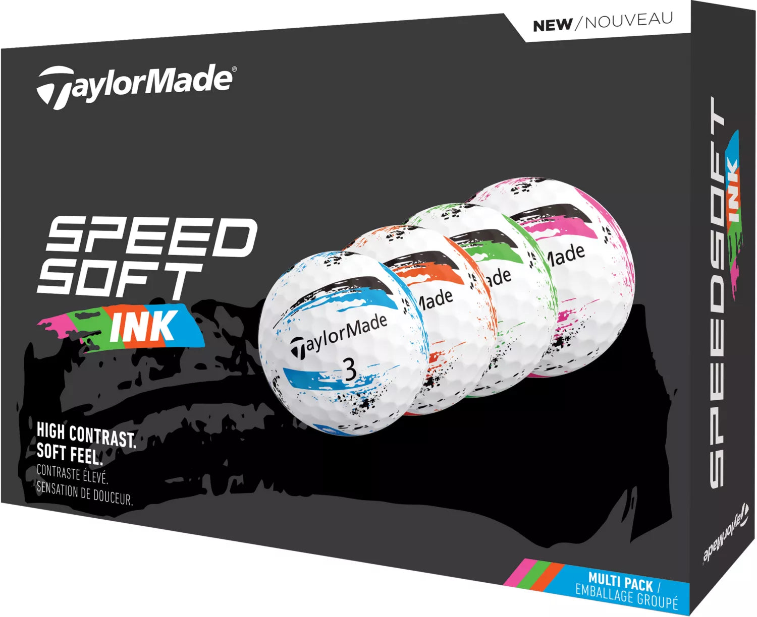 TaylorMade SpeedSoft Golf Balls | Low Compression | Soft Feel | 6 Colors - Niksstuff