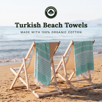 Turkish Organic Cotton Beach Towel