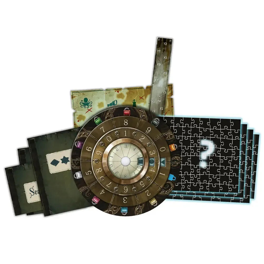 The Deserted Lighthouse | EXIT Escape Room Game with Jigsaw Puzzles | Kosmos | Ages 12+ | 1–4 Players - Niksstuff