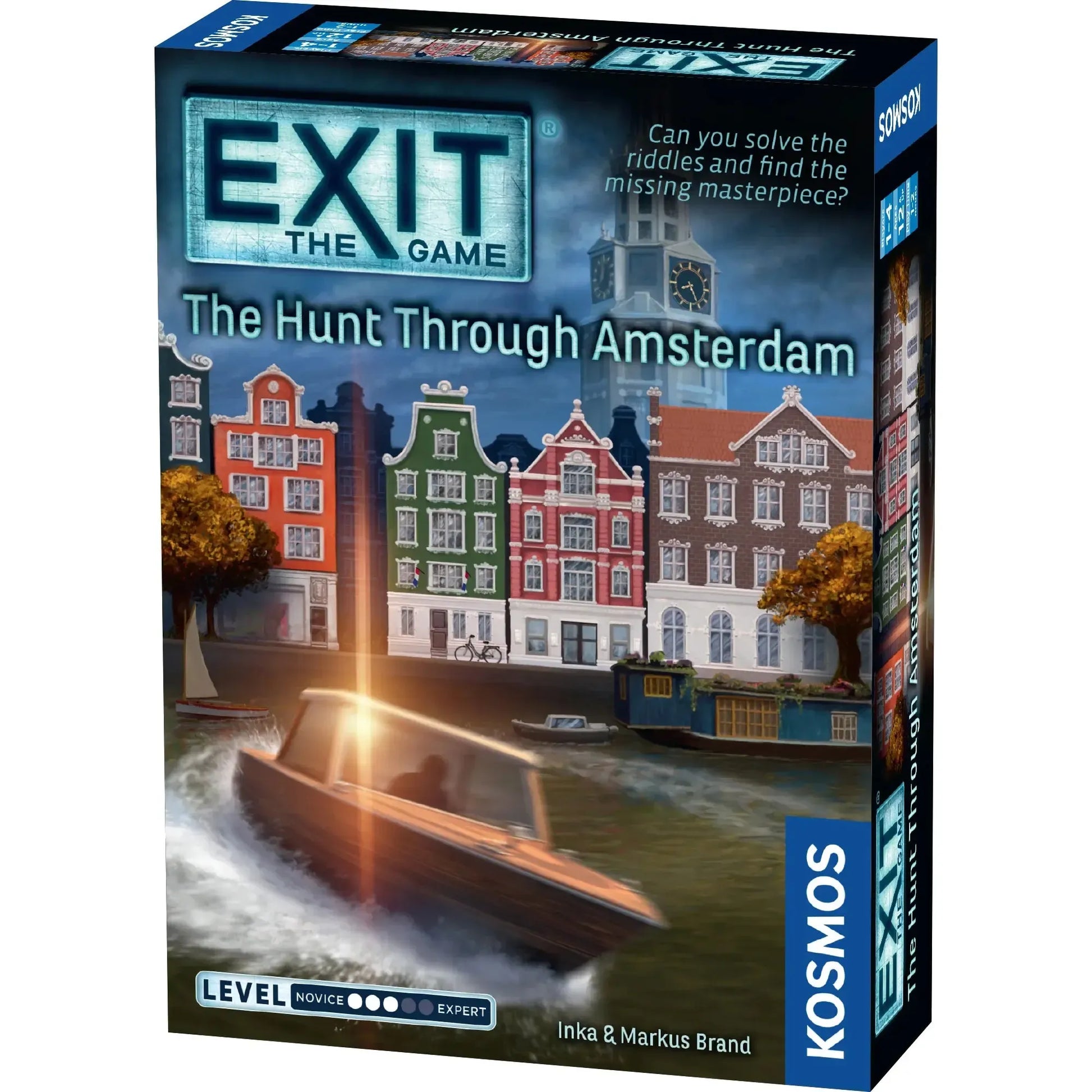 The Hunt Through Amsterdam | EXIT Escape Room Game | Kosmos | Ages 12+ | 1–4 Players | 1–2 Hours - Niksstuff
