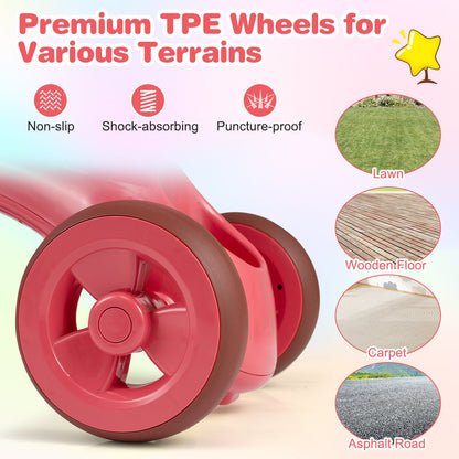 Toddler Tricycle with Front Baskets, Bell & Elephant Design | Ages 3-5