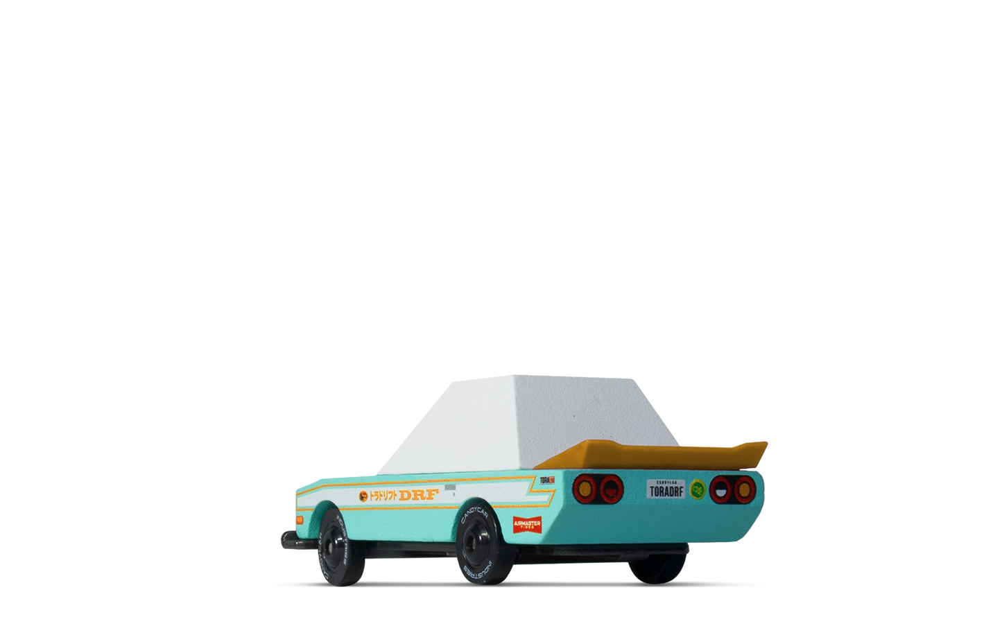 Tora Drift Teal | Candylab CANDYCAR TOONS Toy Car | Wooden & Diecast | Ages 3+ | Collectible - Niksstuff