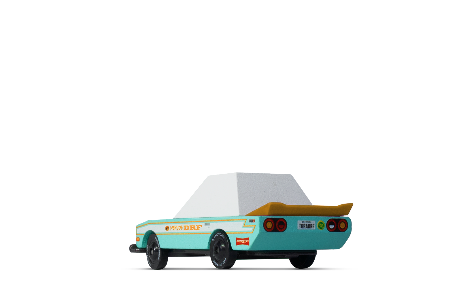 Tora Drift Teal | Candylab CANDYCAR TOONS Toy Car | Wooden & Diecast | Ages 3+ | Collectible - Niksstuff