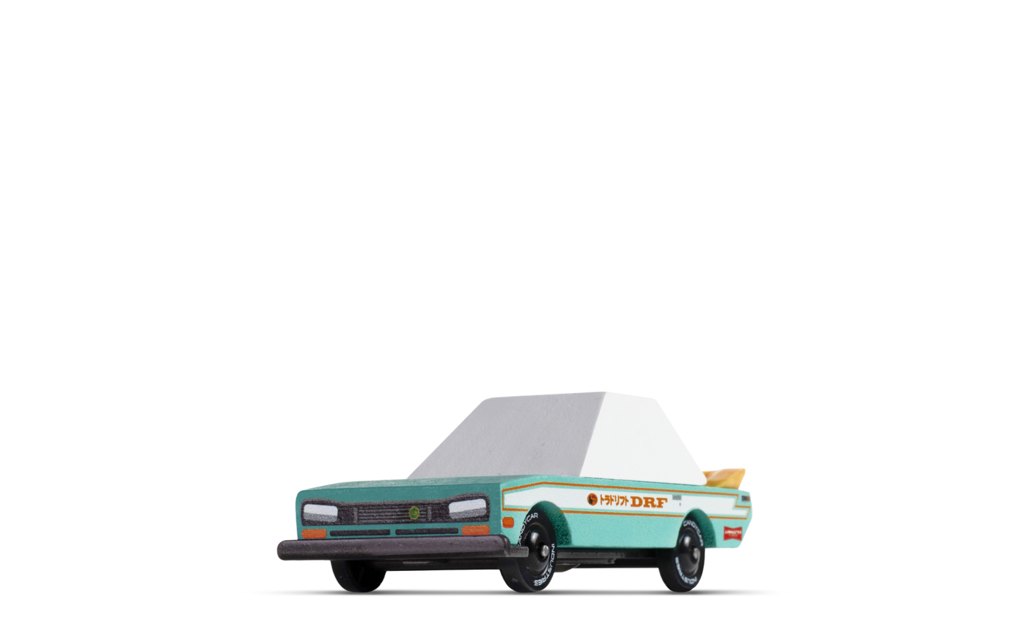 Tora Drift Teal | Candylab CANDYCAR TOONS Toy Car | Wooden & Diecast | Ages 3+ | Collectible - Niksstuff