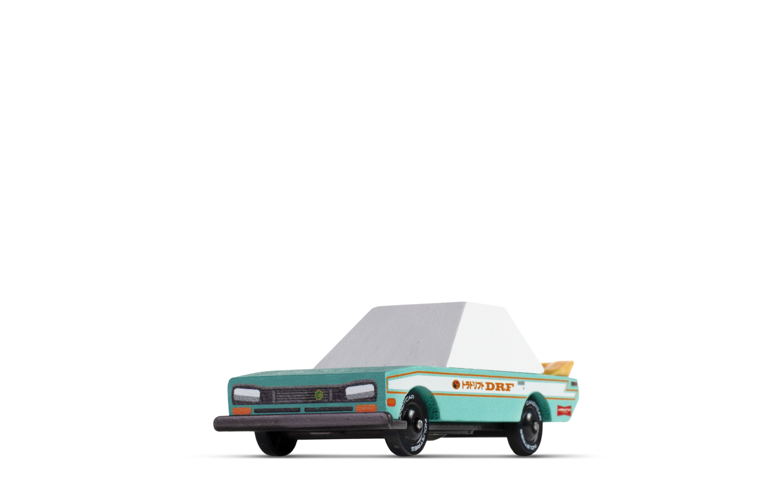 Tora Drift Teal | Candylab CANDYCAR TOONS Toy Car | Wooden & Diecast | Ages 3+ | Collectible - Niksstuff