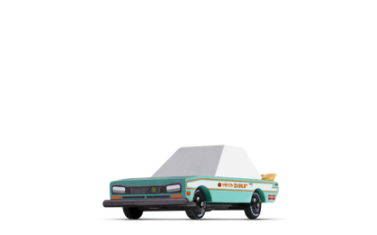 Tora Drift Teal | Candylab CANDYCAR TOONS Toy Car | Wooden & Diecast | Ages 3+ | Collectible - Niksstuff