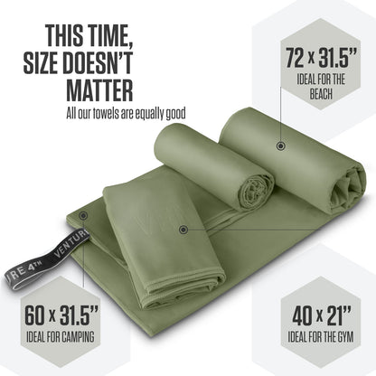 VENTURE 4TH Microfiber Quick-Dry Travel Towel - Niksstuff