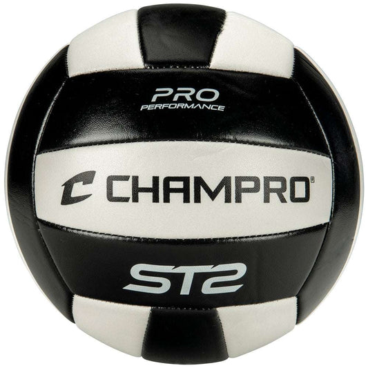 Champro ST2 beach volleyball, black and white panel design with Pro Performance logo