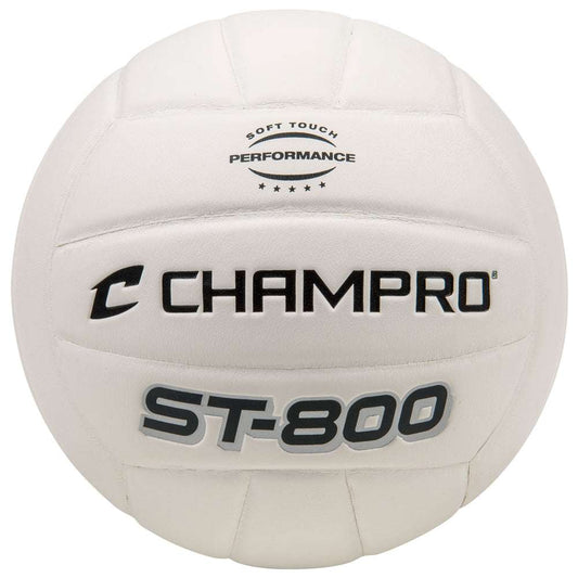 White Champro volleyball with C logo and ST-800 lettering on front panel