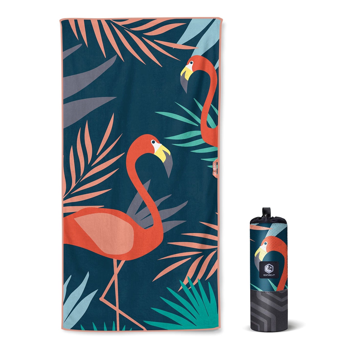 VENTURE 4TH Oversized Microfiber Beach Towel | 78"x35" | Quick-Dry | 31 Designs - Niksstuff