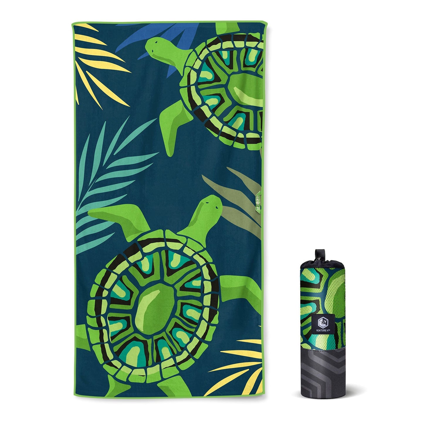 VENTURE 4TH Oversized Microfiber Beach Towel | 78"x35" | Quick-Dry | 31 Designs - Niksstuff