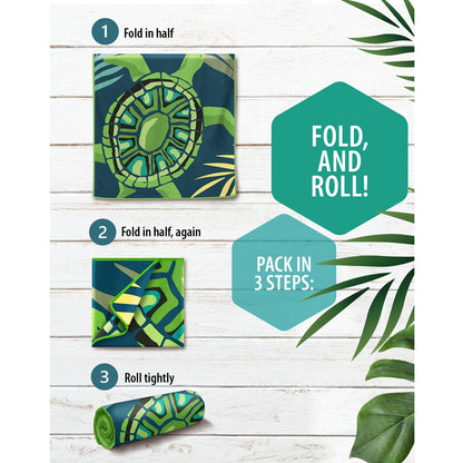 VENTURE 4TH Oversized Microfiber Beach Towel | 78"x35" | Quick-Dry | 31 Designs - Niksstuff