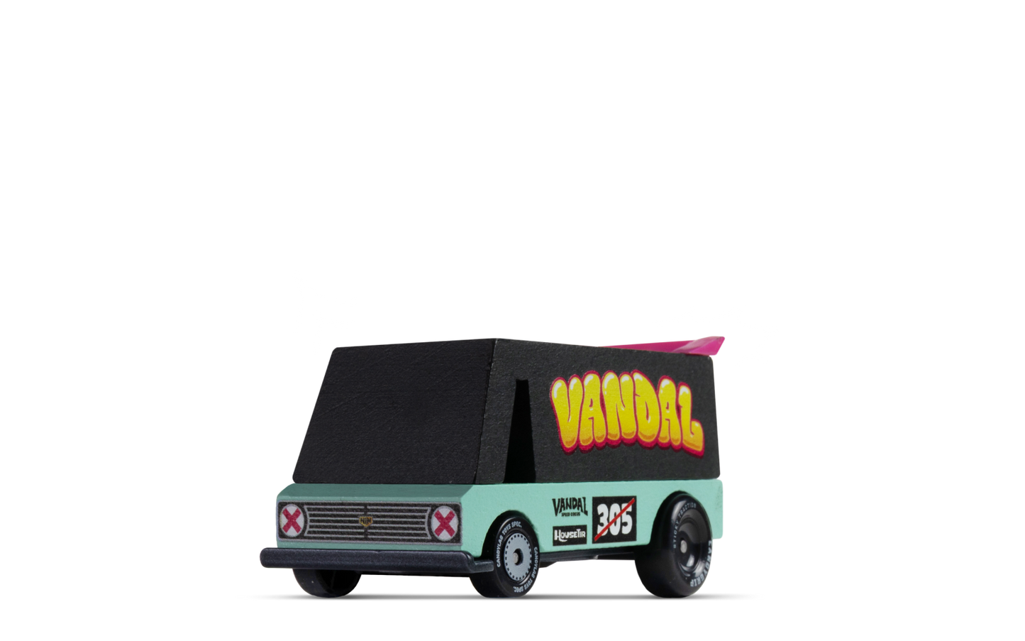 Vandal 305 | Candylab CANDYCAR TOONS Toy Car | Wooden & Diecast | Ages 3+ | Collectible - Niksstuff