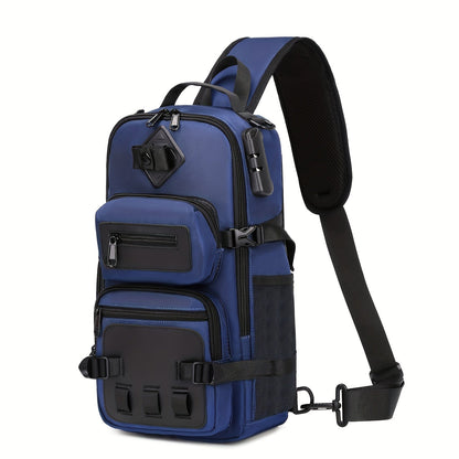 Anti-Theft Sling Bag | Crossbody Chest Backpack | Water-Resistant | 6 Colors | 39 cm