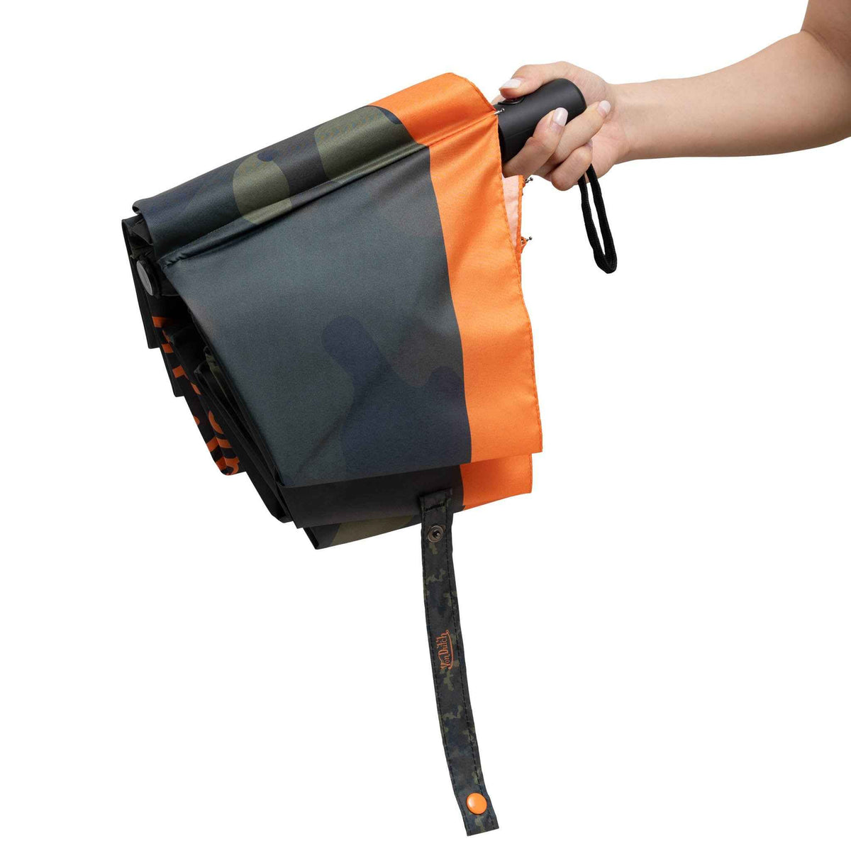 Von Dutch Camo Compact Automatic Umbrella