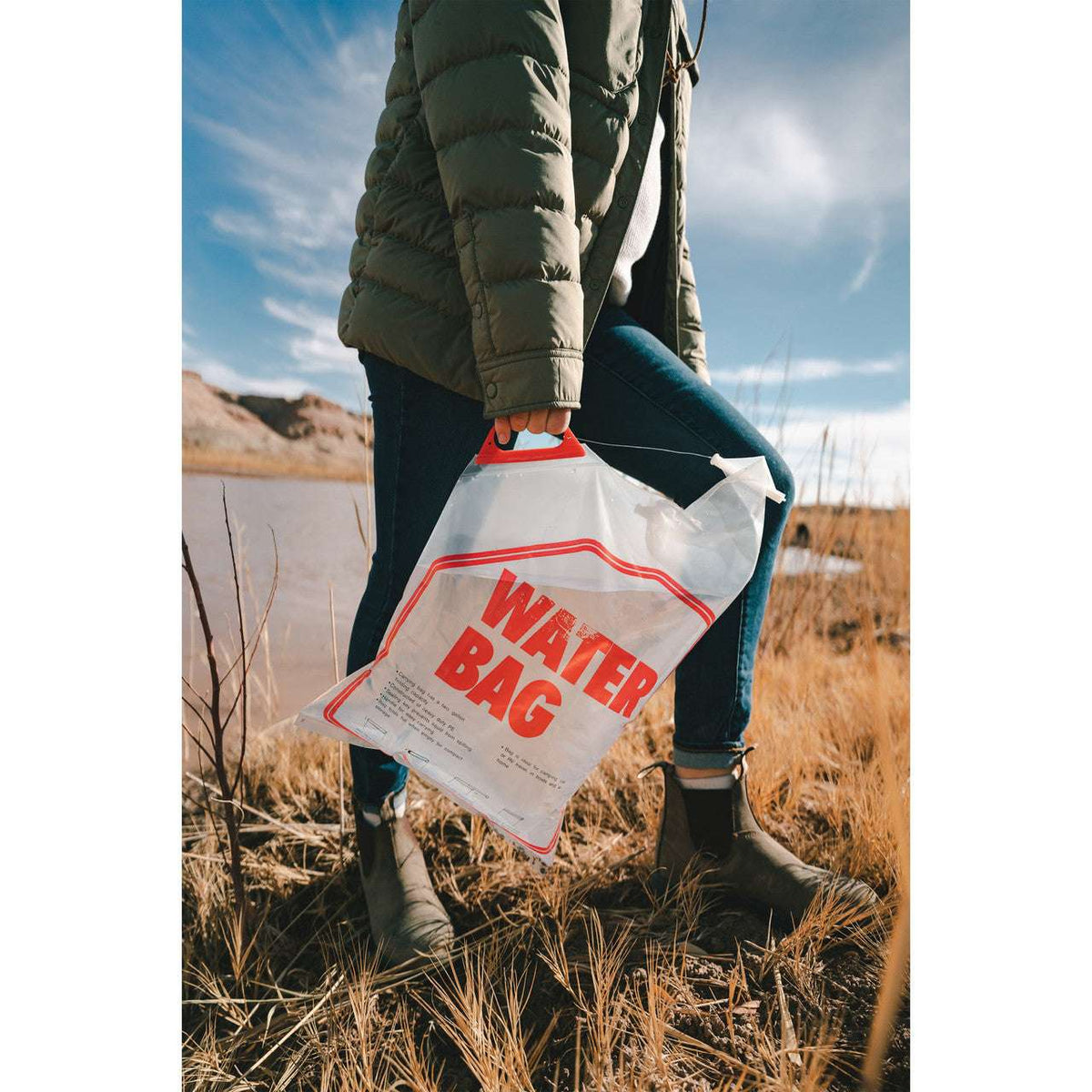 Quake Kits 2 Gallon Water Bag - Heavy Duty PVC