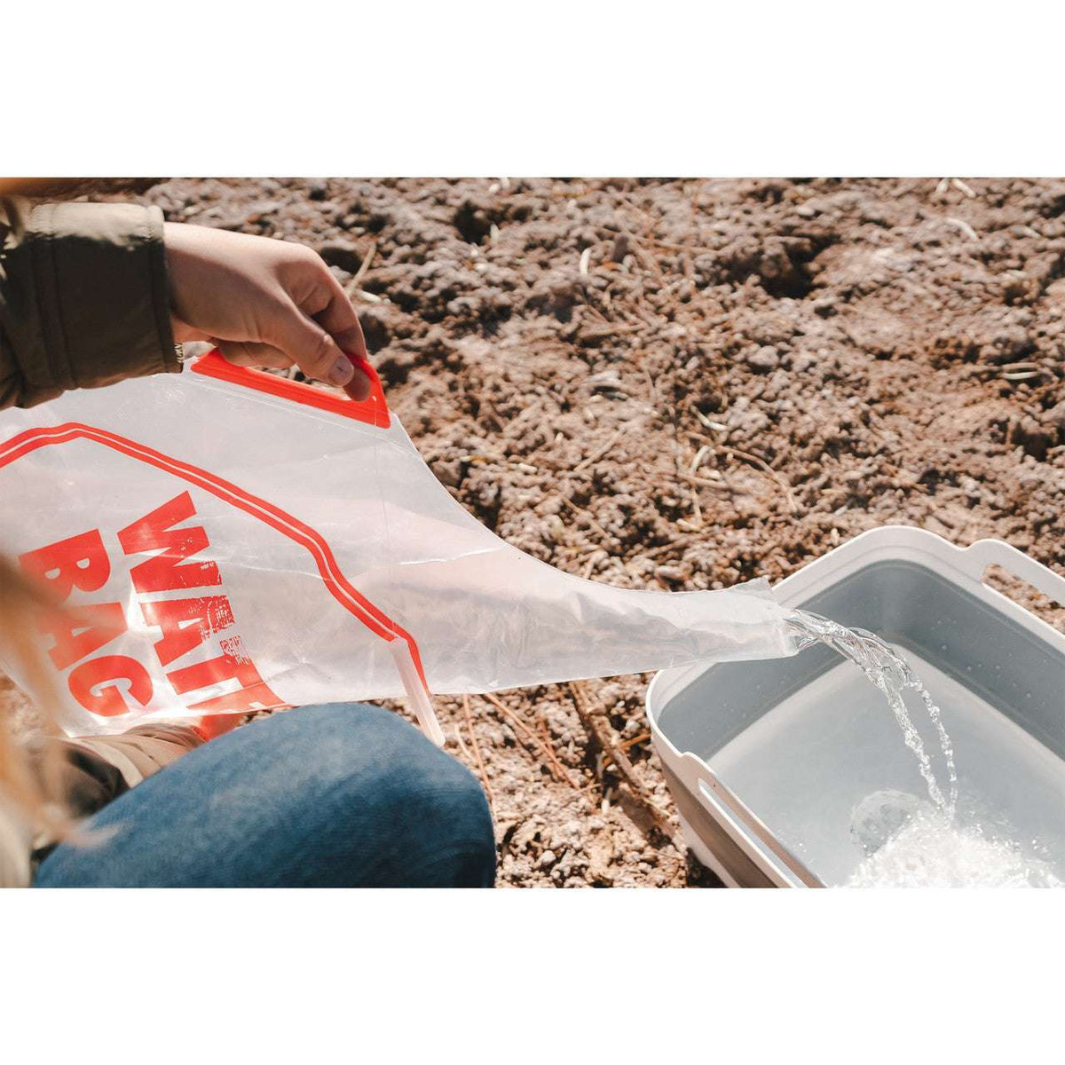Quake Kits 2 Gallon Water Bag - Heavy Duty PVC