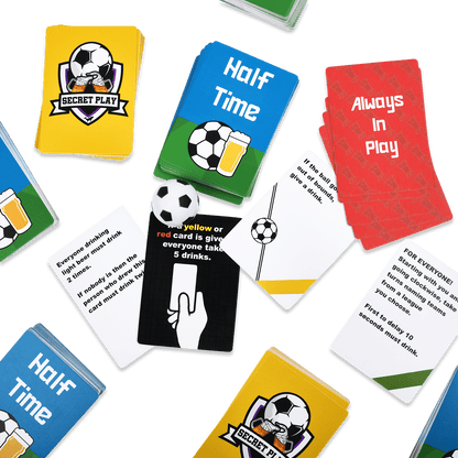 Watch Soccer, Get Drunk | The Live Soccer Drinking Game | 260 Cards | Falling Whale Games - Niksstuff