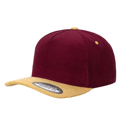 5-Panel Twill & Corduroy Baseball Cap | 14 Color Combos - Niksstuff