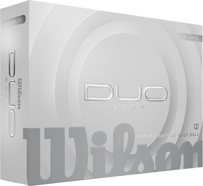Wilson 2025 Duo Soft Golf Balls | Ultra-Low Compression | Dual Core | 6 Colors - Niksstuff