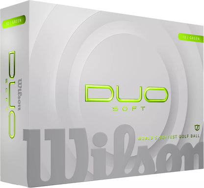 Wilson 2025 Duo Soft Golf Balls | Ultra-Low Compression | Dual Core | 6 Colors - Niksstuff