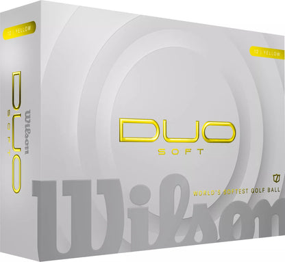 Wilson 2025 Duo Soft Golf Balls | Ultra-Low Compression | Dual Core | 6 Colors - Niksstuff
