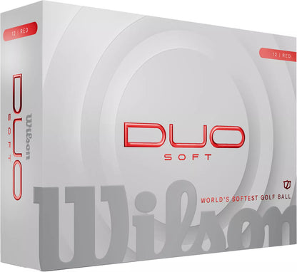 Wilson 2025 Duo Soft Golf Balls | Ultra-Low Compression | Dual Core | 6 Colors - Niksstuff
