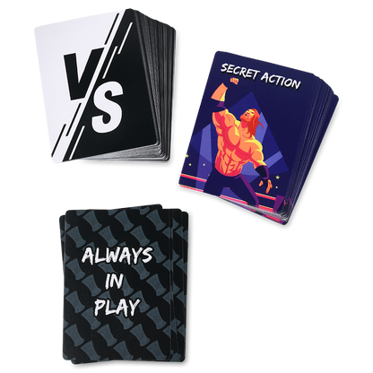 Watch Wrestling, Get Drunk | The Live Pro Wrestling Drinking Game | 130 Cards | Falling Whale Games - Niksstuff