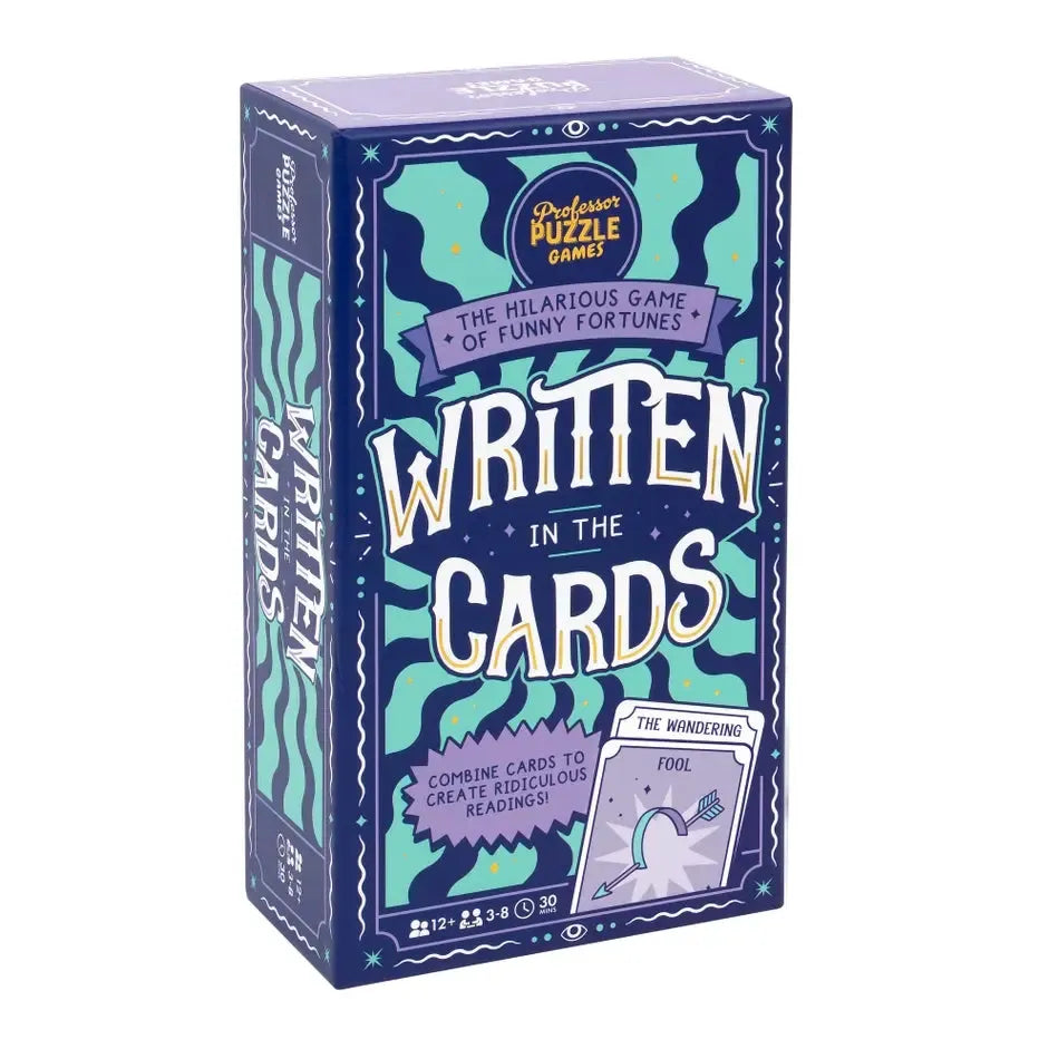 Written in the Cards - Dice & Cards Funny Fortune Game - Professor Puzzle - Niksstuff