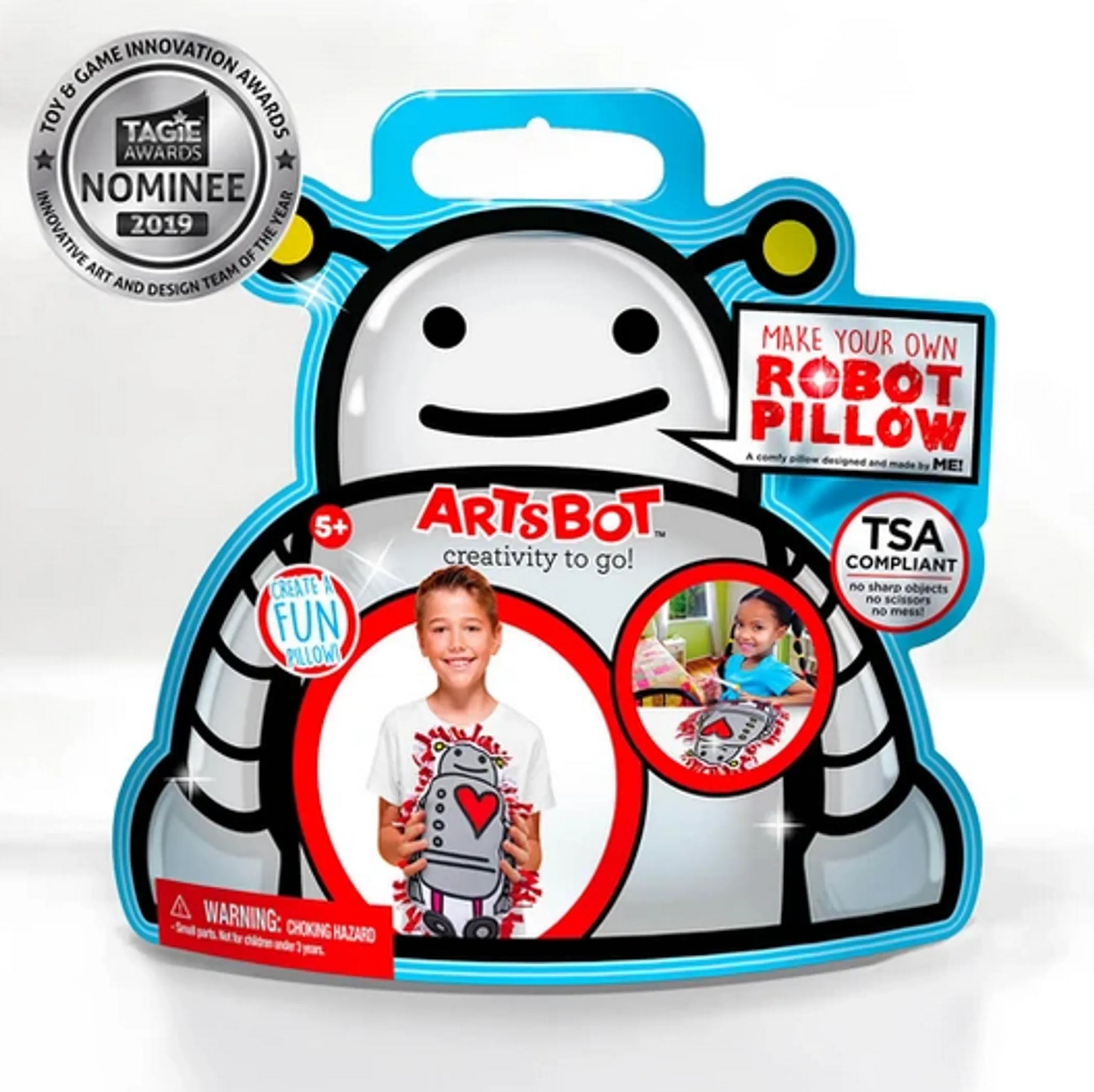 Make Your Own Robot Pillow Craft Kit | Kids Arts & Crafts - Niksstuff