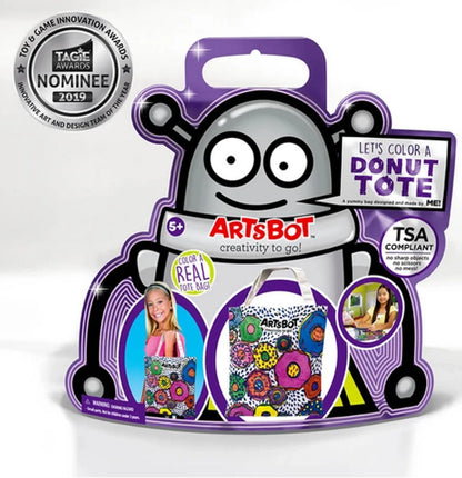 Make Your Own Donut Tote Bag Craft Kit | Kids Arts & Crafts - Niksstuff