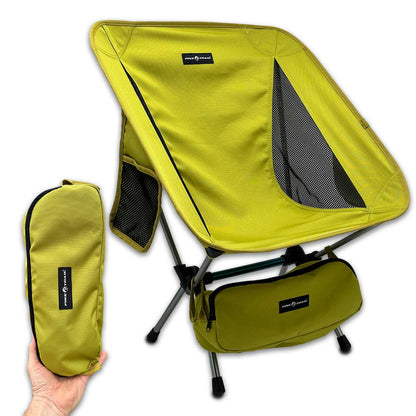 Pike Trail Ultralight Camp Chair | 2.2 lbs | 330 lb Capacity | Carry Bag Included