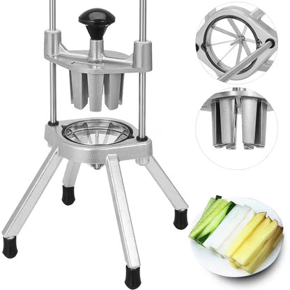 8-Section Stainless Steel Commercial Fruit Wedger and Slicer