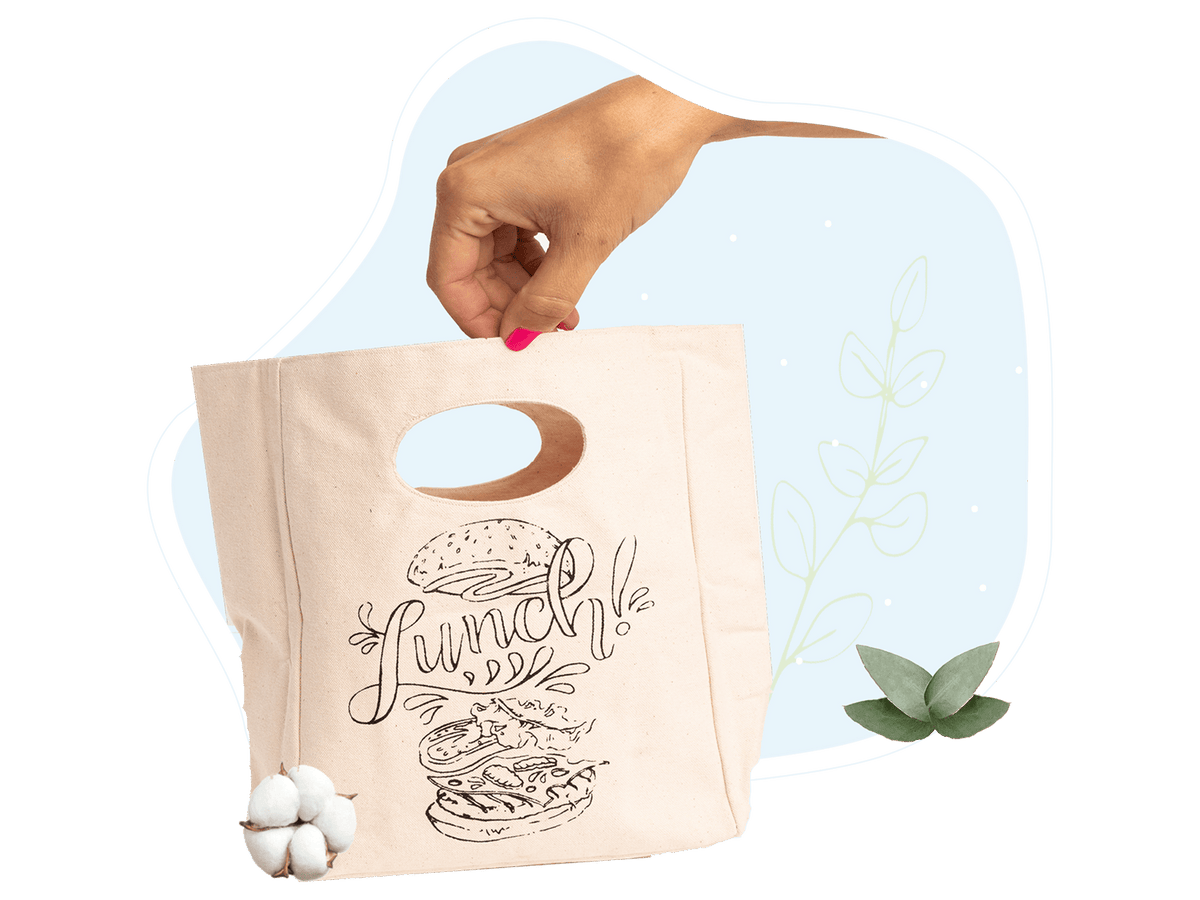 Organic Cotton Canvas Lunch Bag