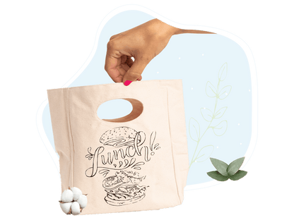 Organic Cotton Canvas Lunch Bag