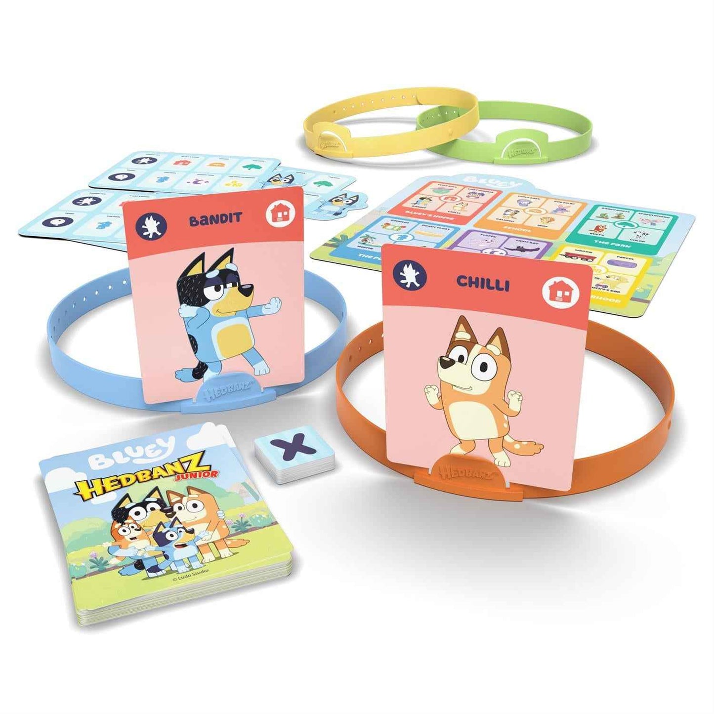 Bluey HedBanz Jr. Picture Guessing Board Game | 2–4 Players | Ages 5+